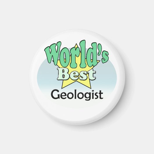 Der beste Geologe der Welt Magnet (Vorne)