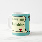 Der beste Gerüster der Welt. Kaffeetasse (Vorderseite Links)