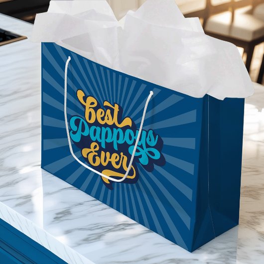 Der beste glückliche Tag des Vaters Große Geschenktüte