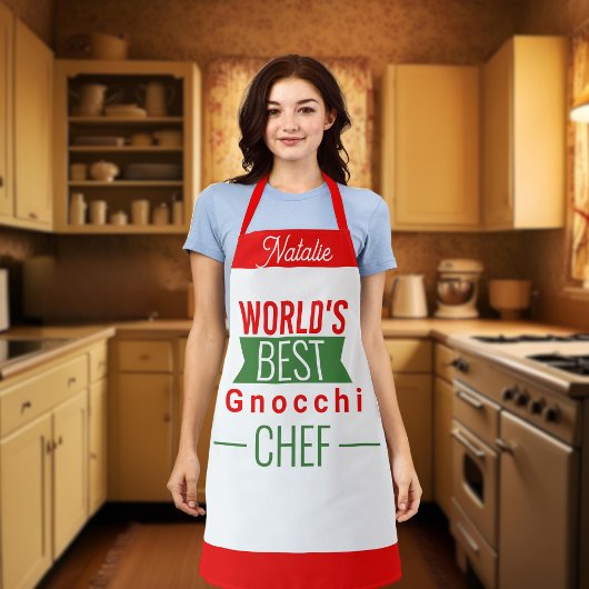 Der beste Gnocchi-Koch der Welt - personalisierte Schürze