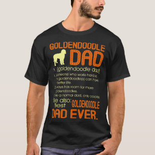 Der beste Goldendoodle Vater je Väter Vatertag Gi T-Shirt