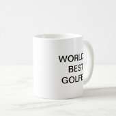 Der beste Golfer der Welt Kaffeetasse (VorderseiteRechts)