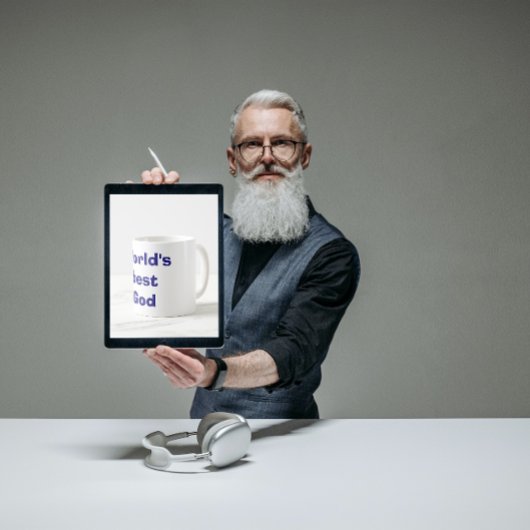 Der beste Gott der Welt witzig Kaffeetasse