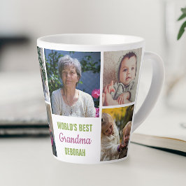 Der beste Grandma-Instagram-Name für Fotocollage Milchtasse