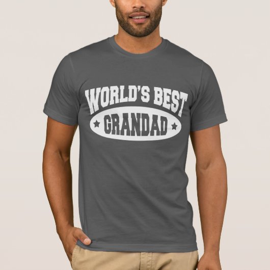 Der beste GranPapa-T - Shirt der Welt - Schwarz od (Vorderseite)