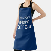 Der beste Grill-Typ der Welt, das Blue Men's Long Schürze (InSitu)