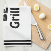 Der beste Grill-Typ der Welt Geschirrtuch (Viertel Falte)