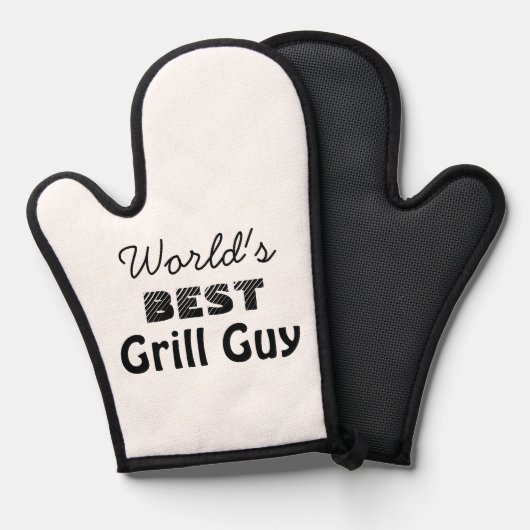 Der beste Grill-Typ der Welt Ofenhandschuh (Vorderseite/Rückseite)