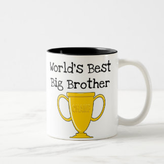 Der beste große Bruder der Meister-Welt Zweifarbige Tasse