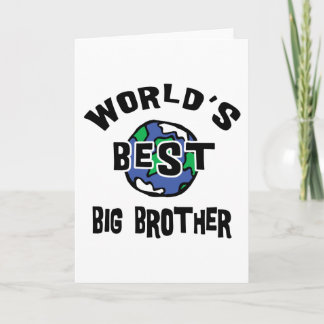 Der beste große Bruder der Welt Feiertagskarte