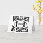 Der beste große Bruder der Welt Karte (Gelbe Blume)