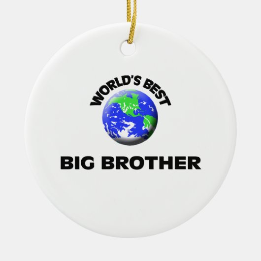 Der beste große Bruder der Welt Keramik Ornament (Vorne)