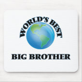 Der beste große Bruder der Welt Mousepad (Vorne)