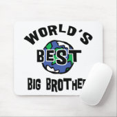 Der beste große Bruder der Welt Mousepad (Mit Mouse)