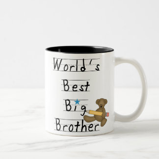 Der beste große Bruder der Welt Zweifarbige Tasse