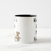 Der beste große Bruder der Welt Zweifarbige Tasse (Mittel)