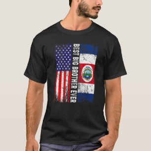 Der beste große Bruder je Vatertag Costa Rica uns T-Shirt