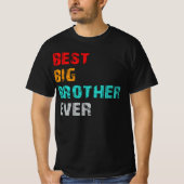 Der beste große Bruder Vintag T-Shirt (Vorderseite)