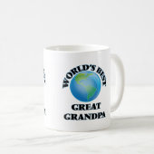 Der beste große Großvater der Welt Kaffeetasse (VorderseiteRechts)