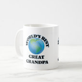 Der beste große Großvater der Welt Kaffeetasse (Vorderseite Links)