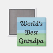 Der beste Großmagnet der Welt Magnet (Vorderseite/Rückseite)