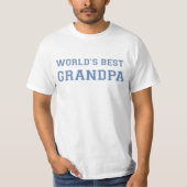 Der beste Großvater der Welt T-Shirt (Vorderseite)