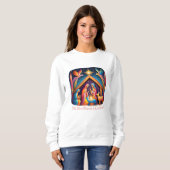 Der beste Grund, zu feiern Sweatshirt (Vorne ganz)