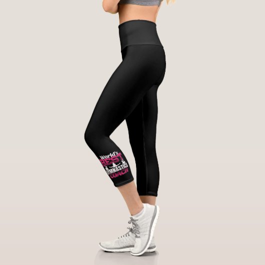 Der beste Gymnastiktrainer der Welt Capri Leggings (Links)