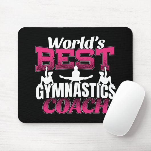 Der beste Gymnastiktrainer der Welt Mousepad (Mit Mouse)