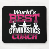 Der beste Gymnastiktrainer der Welt Mousepad (Vorne)