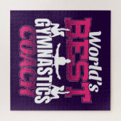 Der beste Gymnastiktrainer der Welt Puzzle (Horizontal)