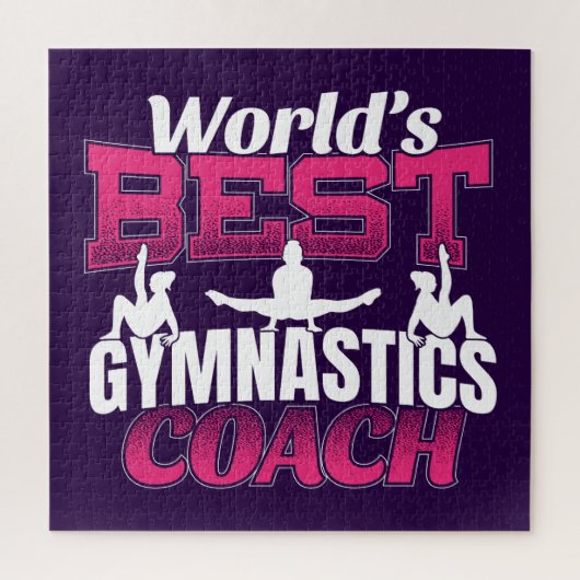Der beste Gymnastiktrainer der Welt Puzzle (Vertikal)
