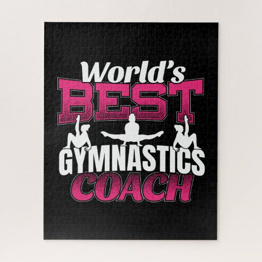 Der beste Gymnastiktrainer der Welt Puzzle (Vertikal)