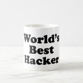 Der beste Hacker der Welt Kaffeetasse (Mittel)