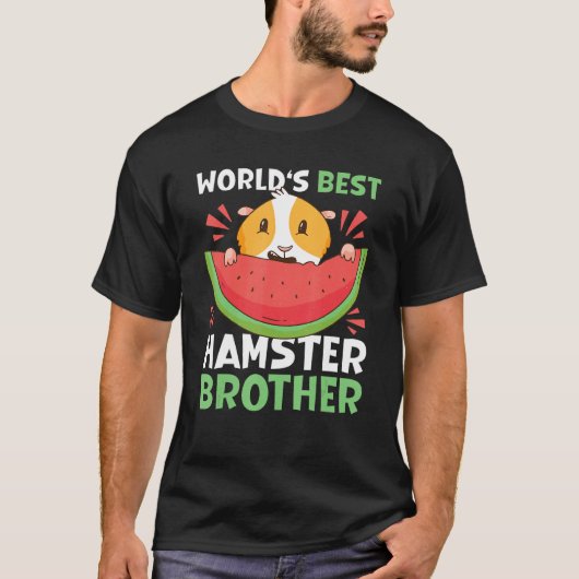 Der beste Hamsterbruder der Welt mit Hamster T-Shirt (Vorderseite)