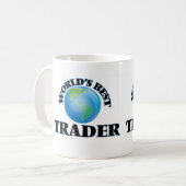 Der beste Händler der Welt Kaffeetasse (Vorderseite Links)