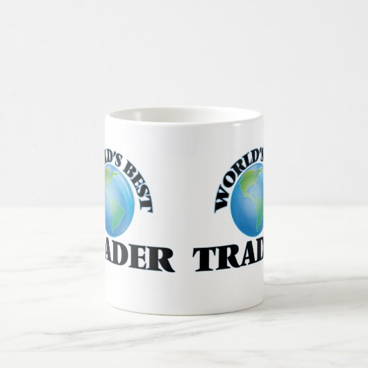 Der beste Händler der Welt Kaffeetasse (Mittel)