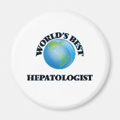 Der beste Hepatologe der Welt Magnet (Vorne)