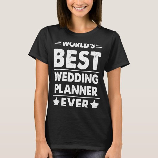 Der beste Hochzeitsplaner der Welt T-Shirt (Vorderseite)