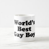 Der beste homosexuelle Junge der Welt Kaffeetasse (Mittel)