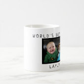 Der beste Hund der Welt personalisiert mit Foto Kaffeetasse (Mittel)