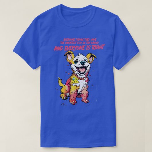 Der beste Hund der Welt T-Shirt (Design vorne)
