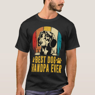 Der beste Hund GRANDPA je Vatertag Vintag T-Shirt