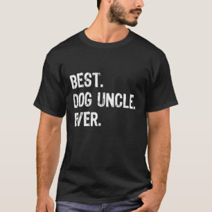Der beste Hund Onkel je lustiges Geschenk Vater Ta T-Shirt
