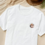 Der beste Hund-Vater der Welt Elegantes, benutzerf T-Shirt<br><div class="desc">Dieses einfache und klassische Design besteht aus Serifentypografie und fügt ein benutzerdefiniertes Foto hinzu.</div>