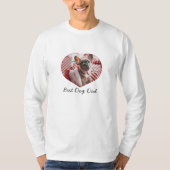 Der beste Hund Vater , Foto Herz. T-Shirt (Vorderseite)