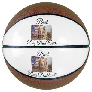 Der beste Hund-Vater fügt je den Namen des Tieres Basketball