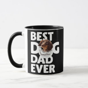 Der beste Hund-Vater je Dackel Vatertag Tasse