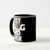 Der beste Hund-Vater je Dackel Vatertag Tasse (Vorderseite Links)