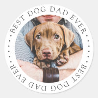 Der beste Hund-Vater je Elegantes einfaches, benut
